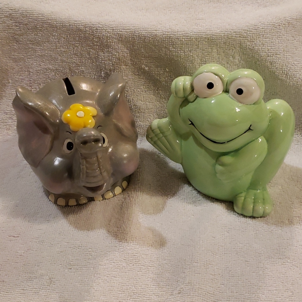 Frog, Elephant Bank